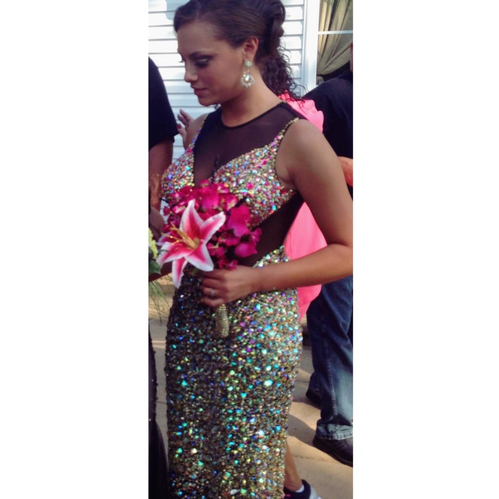 Fully Embellished Prom Gown